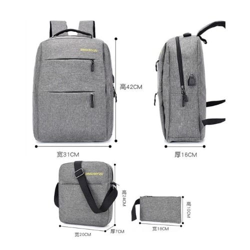 Casual Laptop Bag 3 In 1