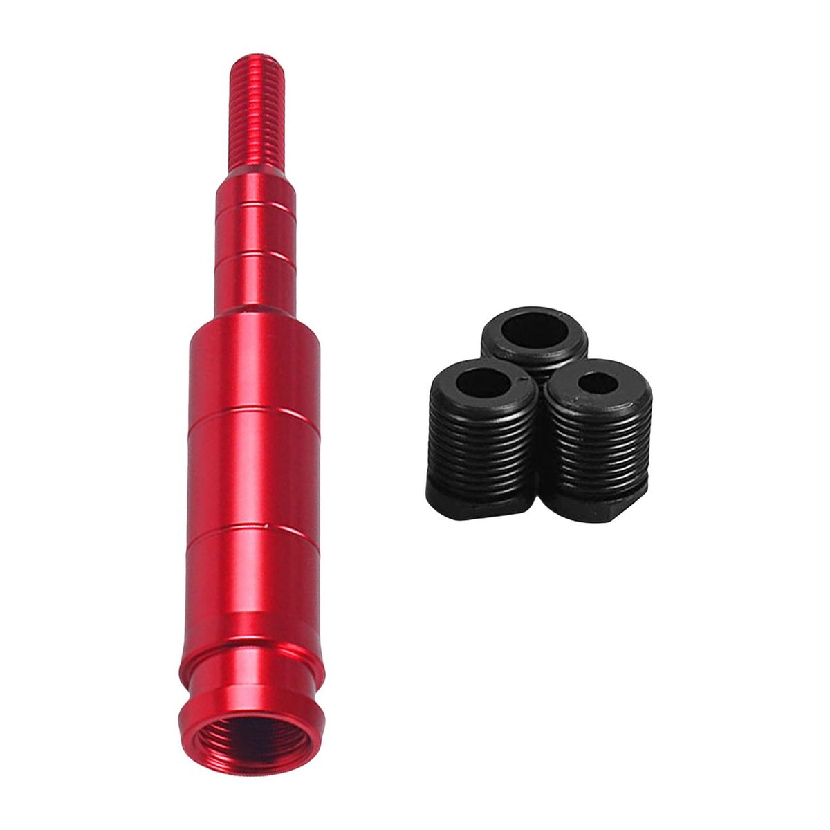 Shifter Extended Rod Racing Styling Head Shifter Knob Gear Stick Red