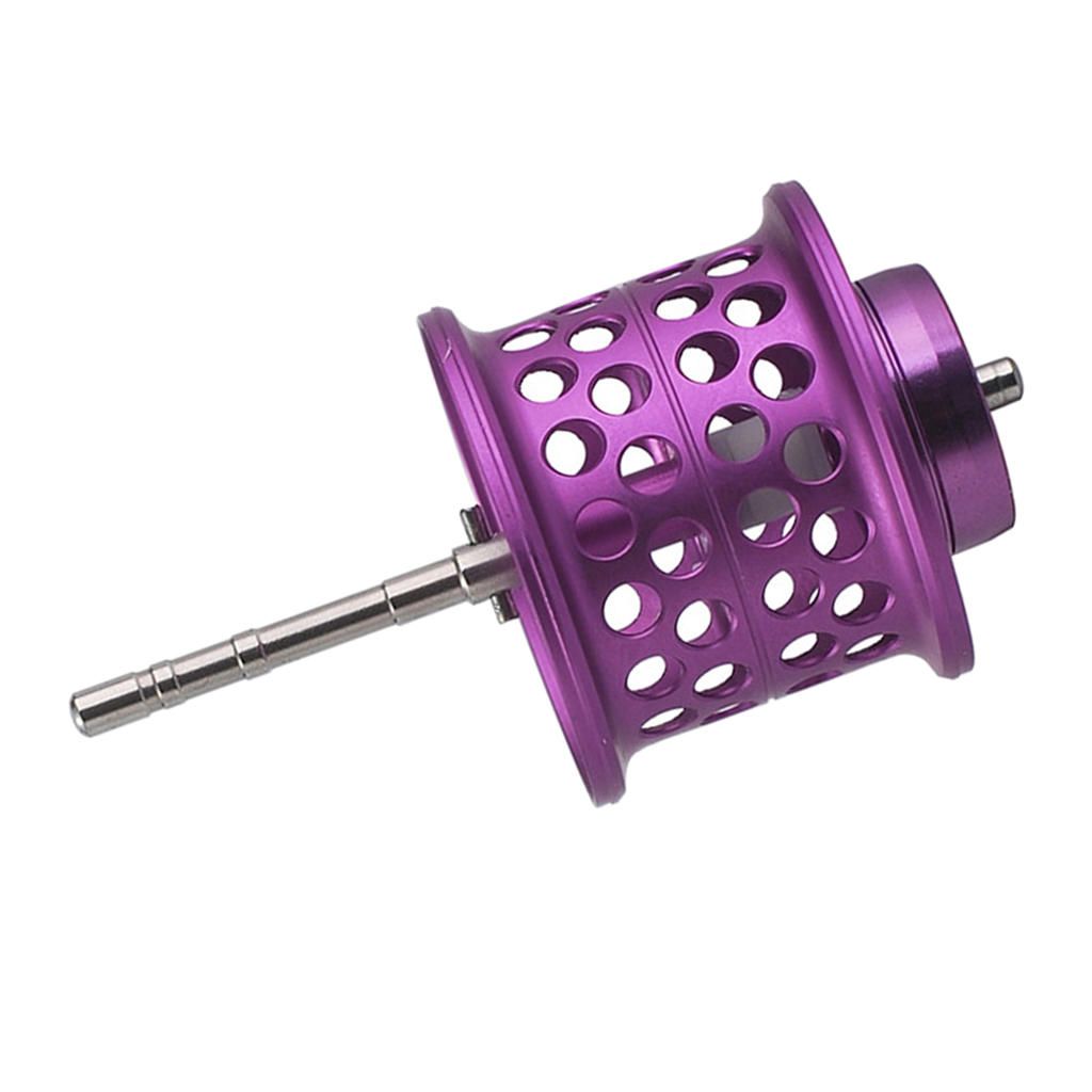 Aluminum Spool For Baitcasting Bait Casting  Water Drop Purple