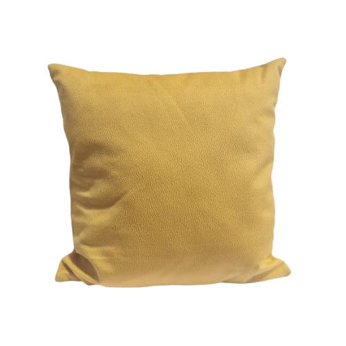18 X 18 Inch Plain Decorative Throw Pillow - Yellow