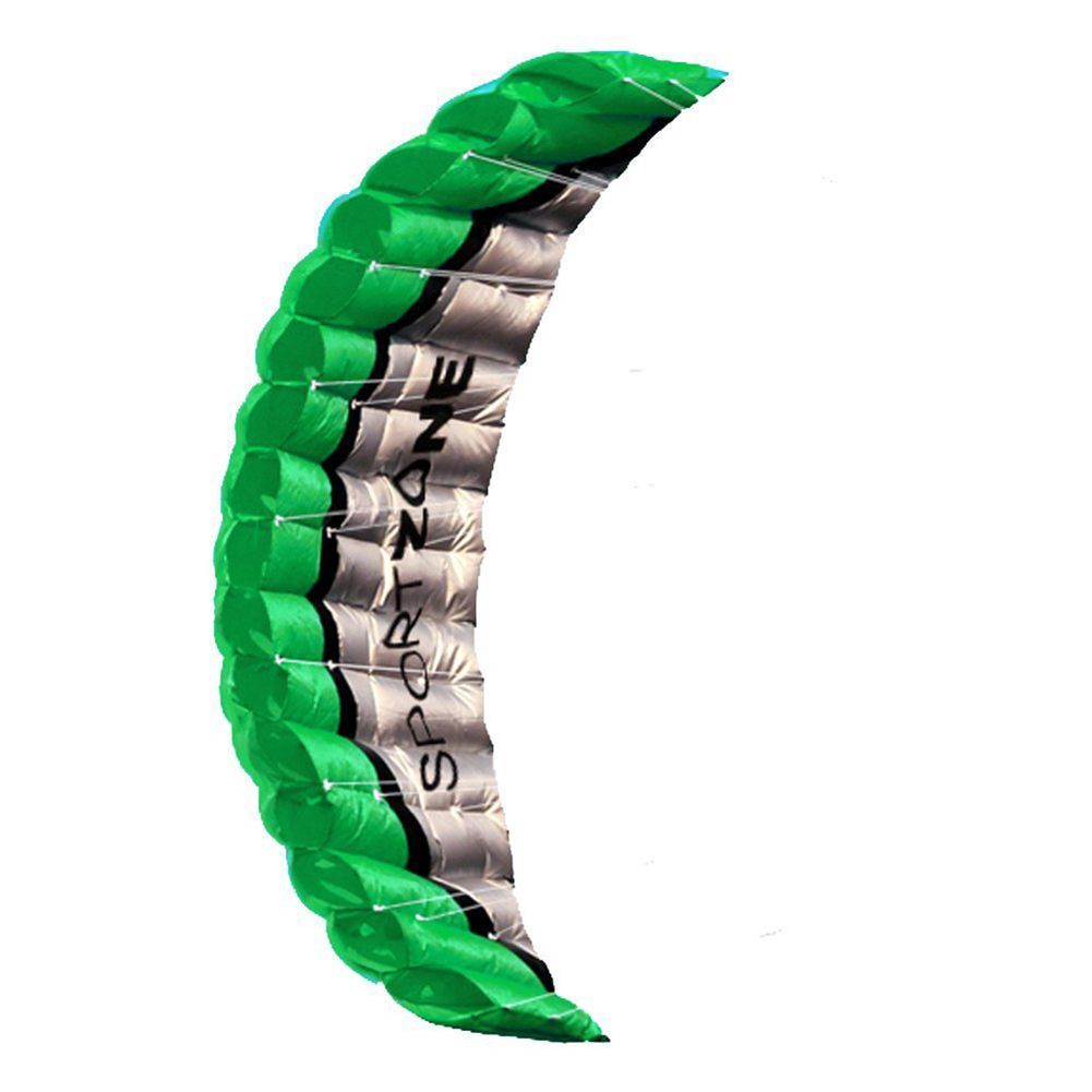 2.5m Unisex Multicolor Dual Line Stunt Outdoor Sport-Green