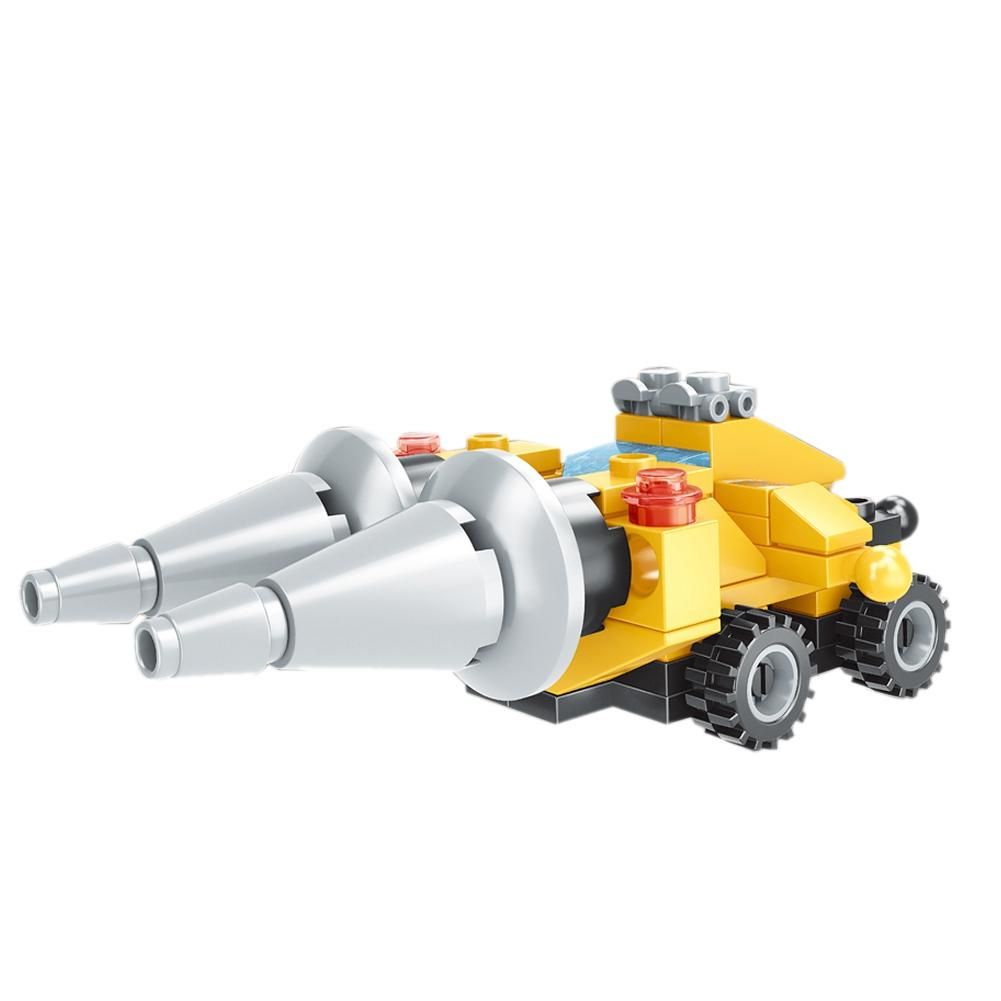 Children's Puzzle, DIY Toys ,Transformation Engineering Vehicles, Building Blocks, Infrastructure, Crazy Building Blocks 802E