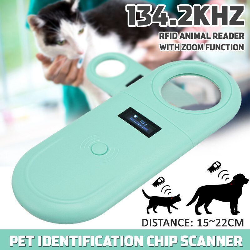 134.2Khz Animal Microchip Reader Handheld Animal Reader Portable ISO FDX-B Reader For Animal/Pet/Dog/Cat/Pig
