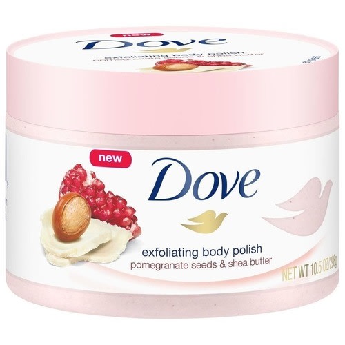 Exfoliating Body Scrub Pomegrante Seeds And Shea Butter Scent - 298g