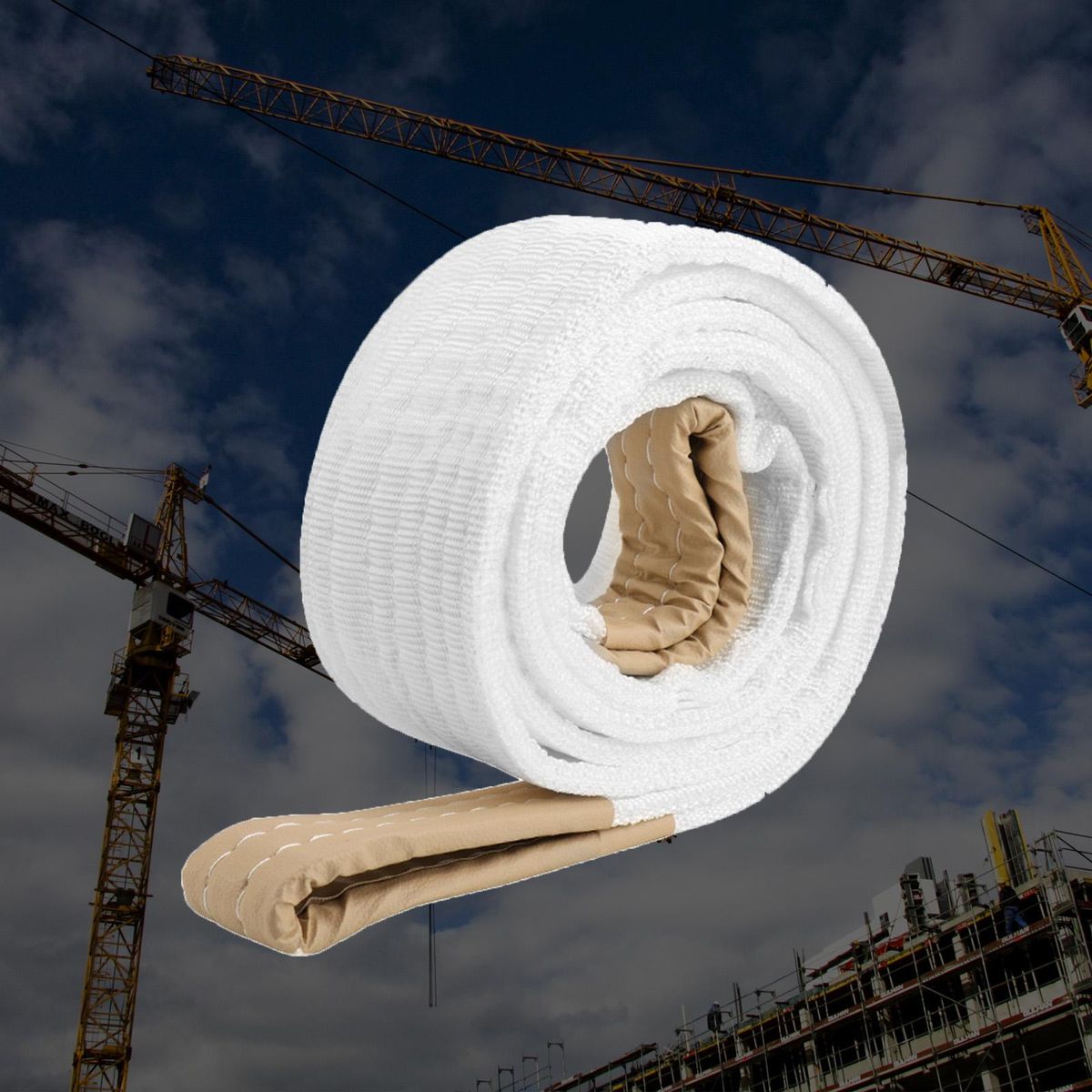 Heavy Duty Tow Strap High Strength Lifting  Towing