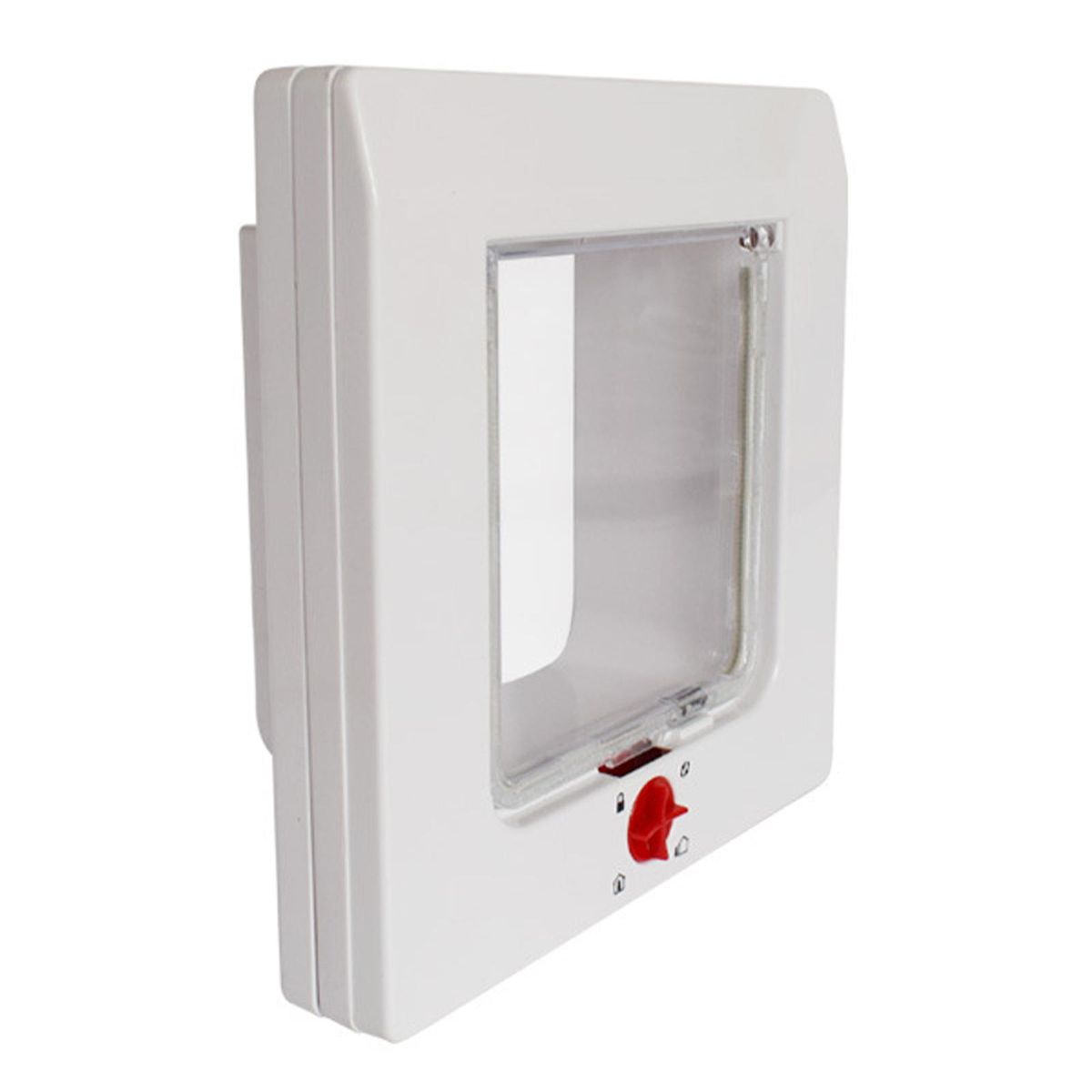 Large Doggy Door 4 Way Locking Flap Door Lockable Pet Door Hole Pet