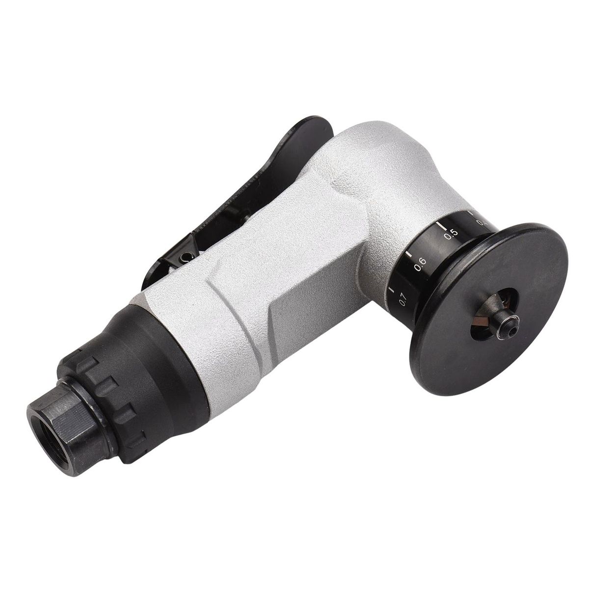 Mini Pneumatic Chamfering Machine 1/4 Inch Air Inlet Portable Hand Chamfering Tool with Adjustable Depth for Wood Metal Trimming Deburring Linear Rounded Corners