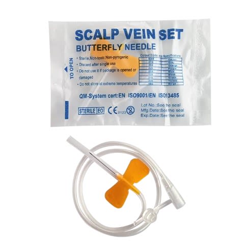 Scalp Vein Set - 21g  - Pack Of 100