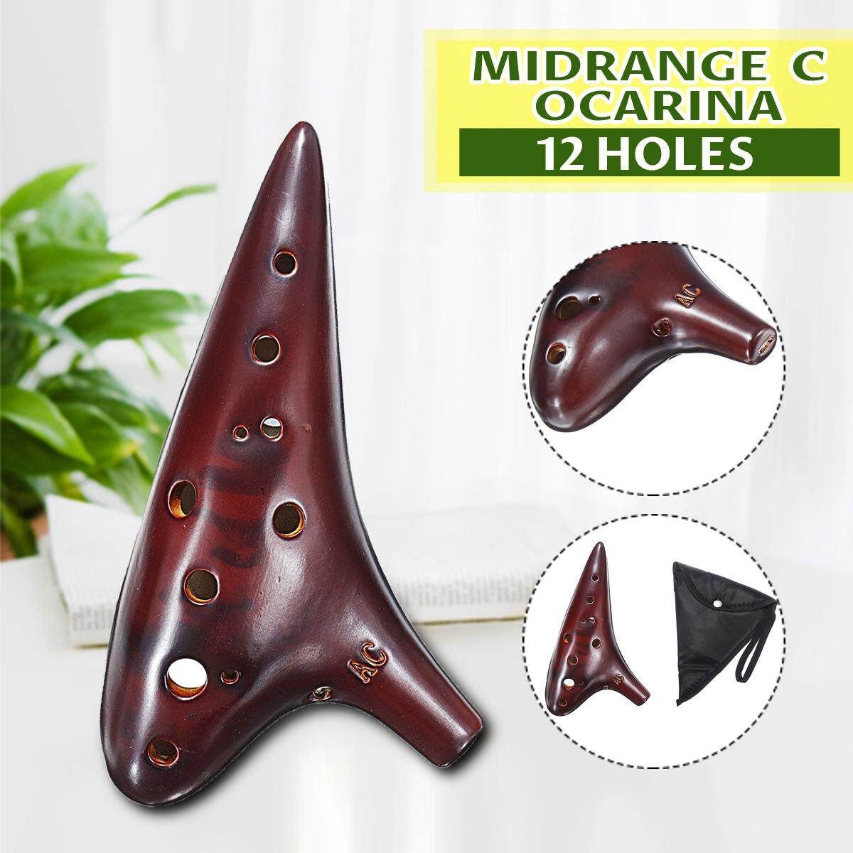12 Holes Ocarina Of Time Ceramic Alto Flute Legend Of Zelda Ocarina Instrument For Beginner Lover