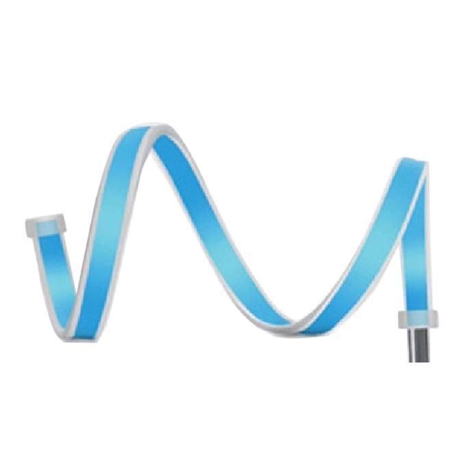 Light Guide Daytime Running Light Two- Olor Flow Belt Turn Tear Eye Light-Pink Yellow-30cm