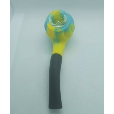 Silicone Dry Herb Pipe Yellow