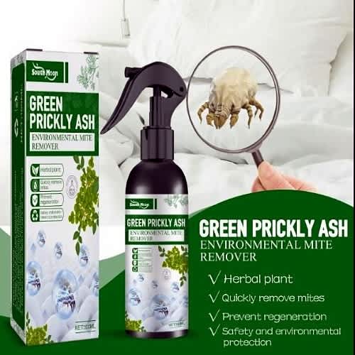 Mite Killer Long-lasting Eco-friendly Green Prickly Ash Removing Mite Spray-100ml