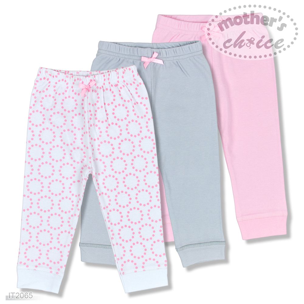 3 Pcs New Born Baby Cotton LEGGINGS Pants
