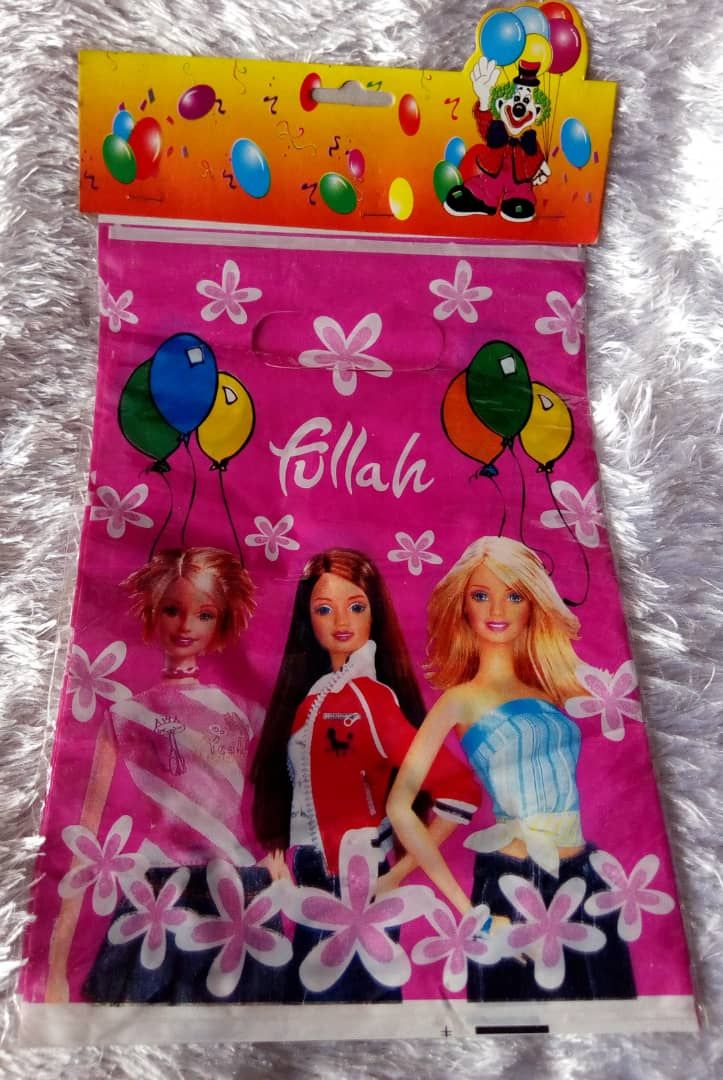 Barbie Fullah Disney Character Party Bags - 3 Packs