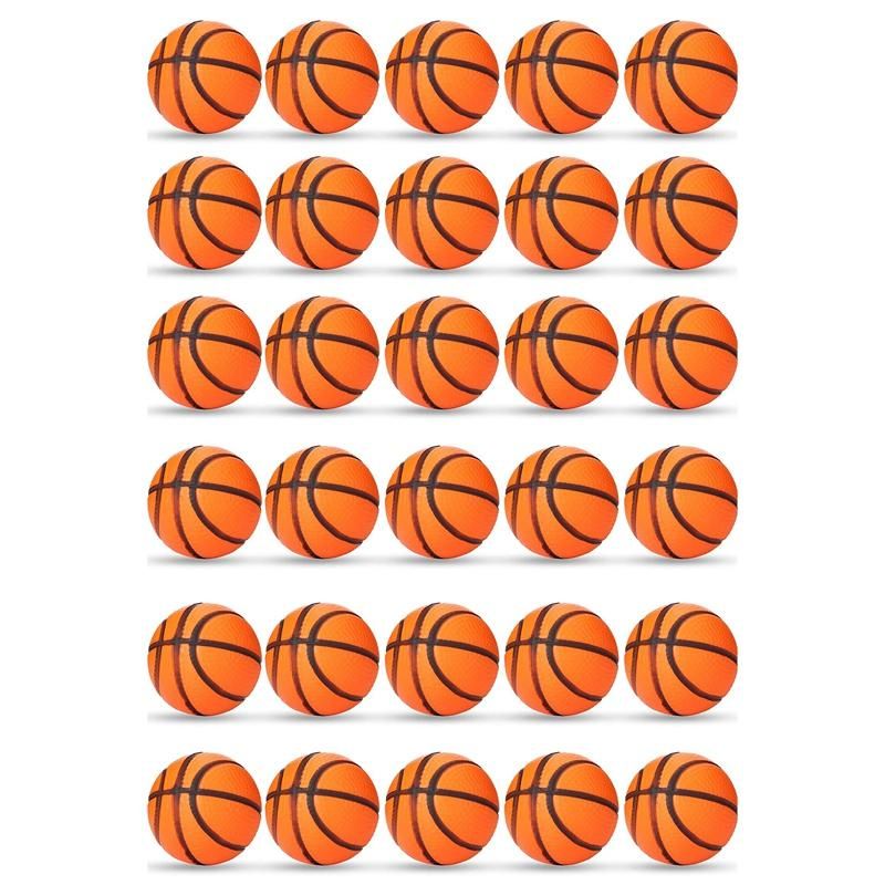 30 Pieces Mini Basketball Party Favors Mini Stress Ball Bask