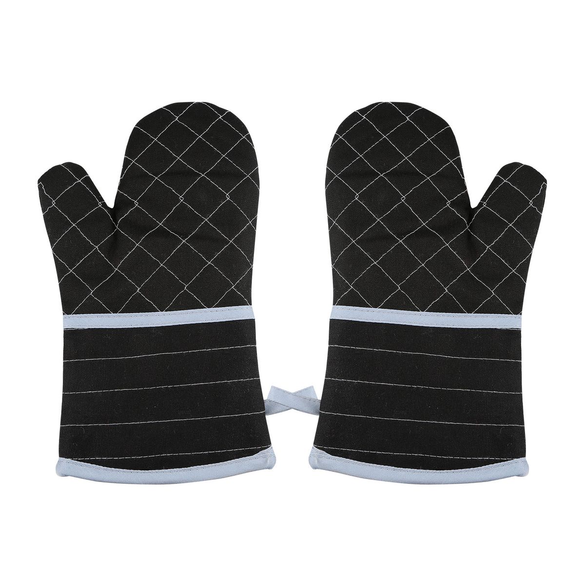 1 Pair Extended Oven Mitts Heat-Insulating 260℃/500&deg;F