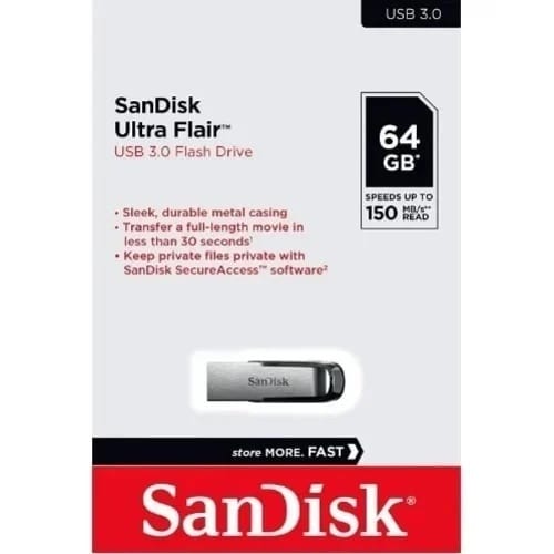Ultra Flair Usb 3.0 Flash Drive - 64gb