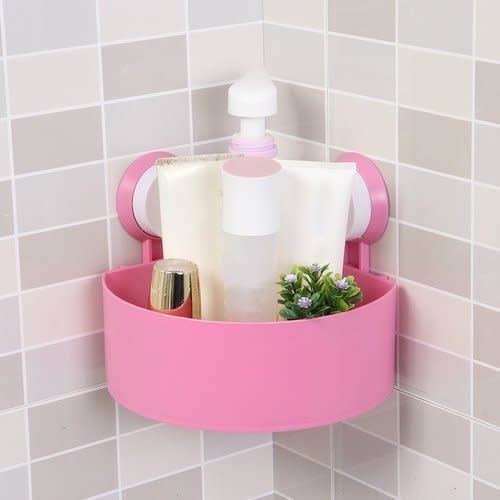 Triangle Bathroom Shelve - Pink