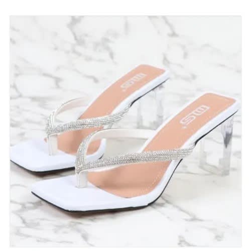 Transparent Heel Slippers