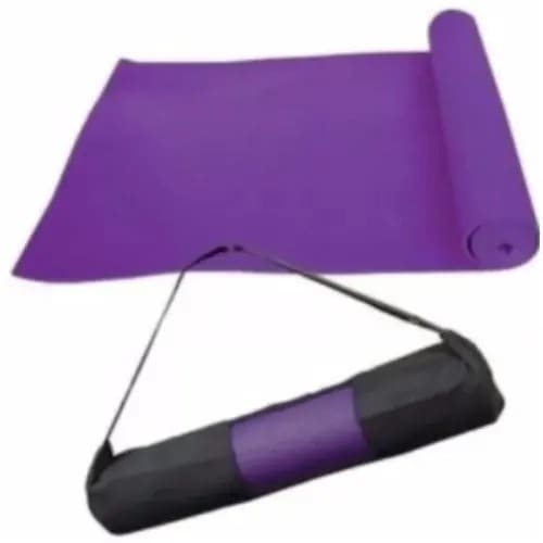 Yoga Fitness Mat With Bag - Purple