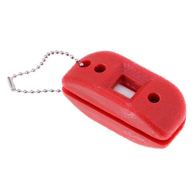 Ice Skating Edge Conditioner Sharpening Care Kit Red