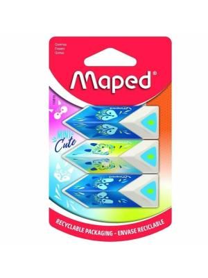 MAPED HEXAGON ERASERS