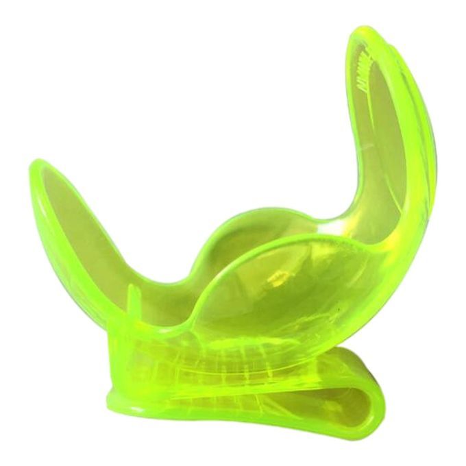 Durable ABS Tennis Ball Holder Player Clip Claw Clamp Sports Green
