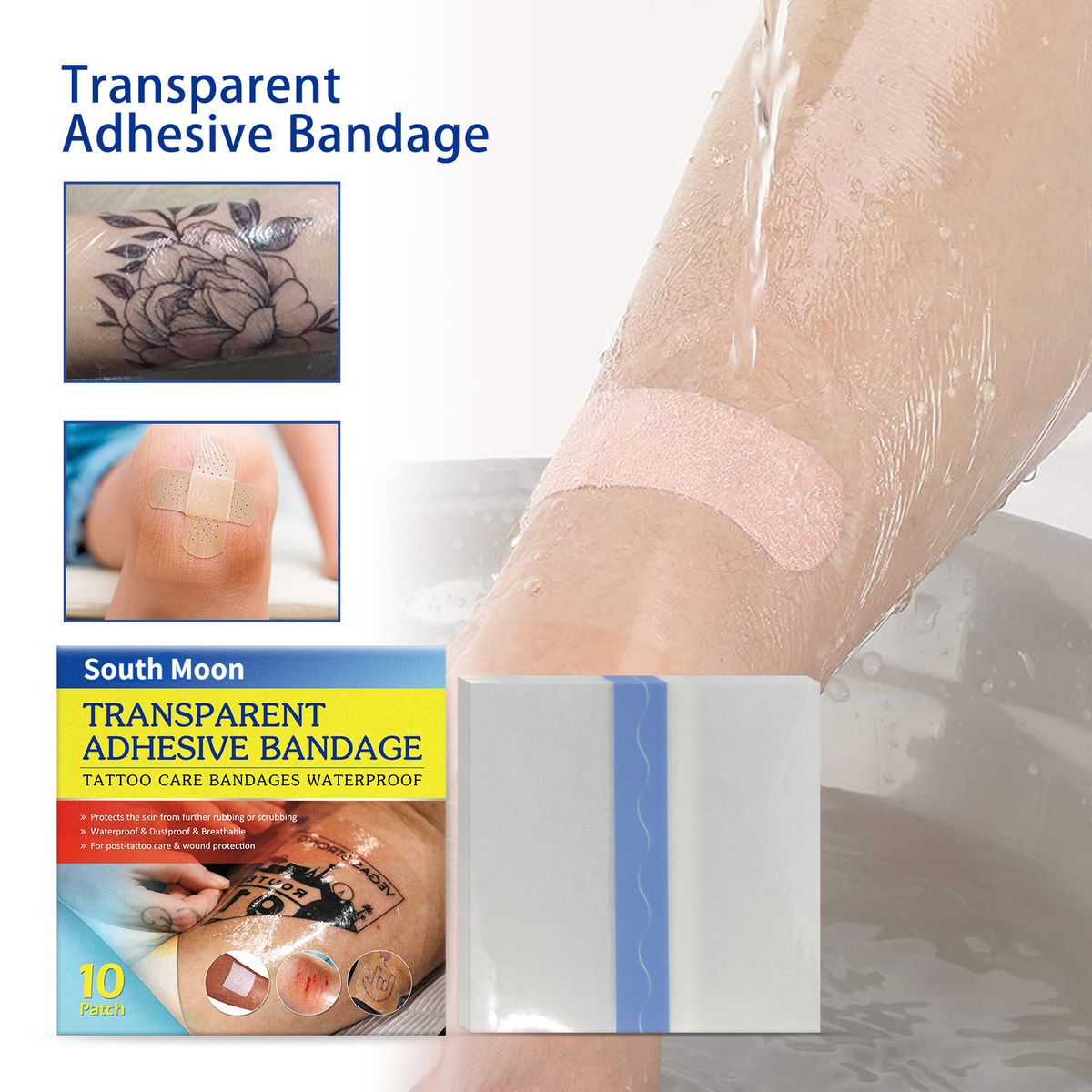 Waterproof Trasparent Tattoo Bandage Adhesive Aftercare