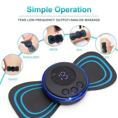 Portable Butterfly Design Mini Electric Neck Massager