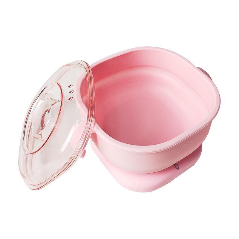 400ML Silicone Bowl Wax Heater Machine Hair Removal Wax-melt Machine Depilatory Wax Melting Warmer Wax Heating Base Pot Melter