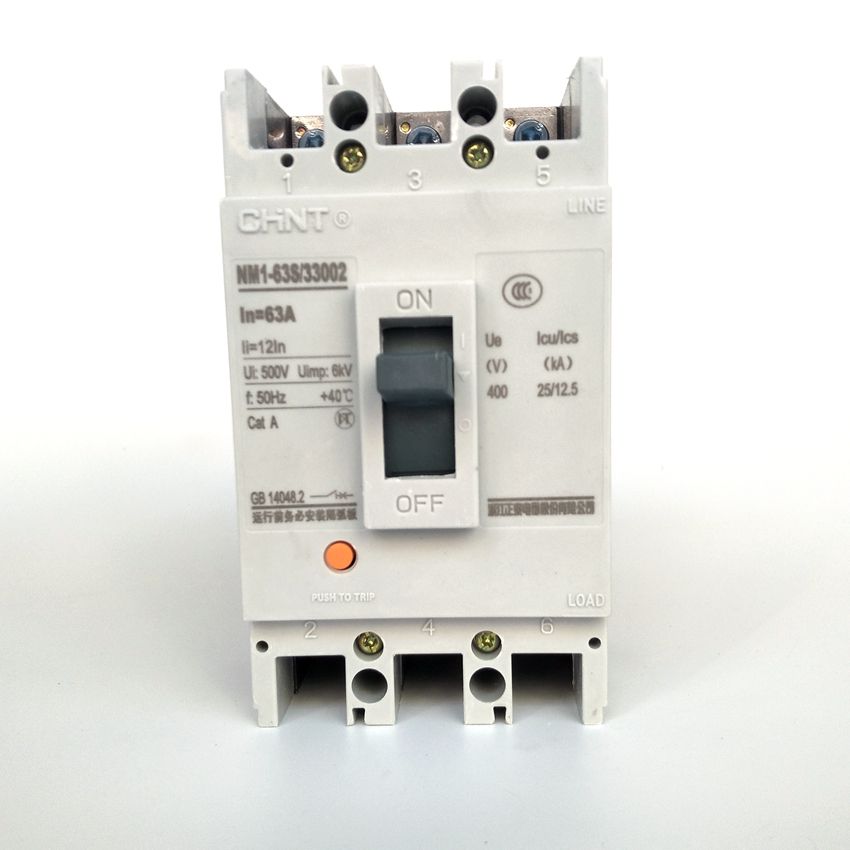 CHINT Molded Case Circuit Breaker NM1-63S 33002 63A