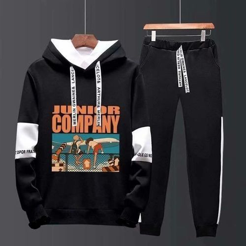 Sweater Men's Casual Suit Men's Trendy Jacket Pants