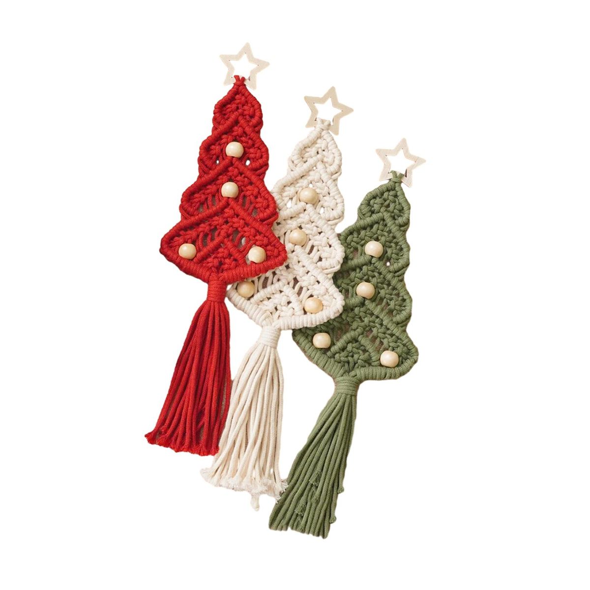 Handwoven Xmas Tree Decor Handcrafted Christmas Tree Tapestry Kit