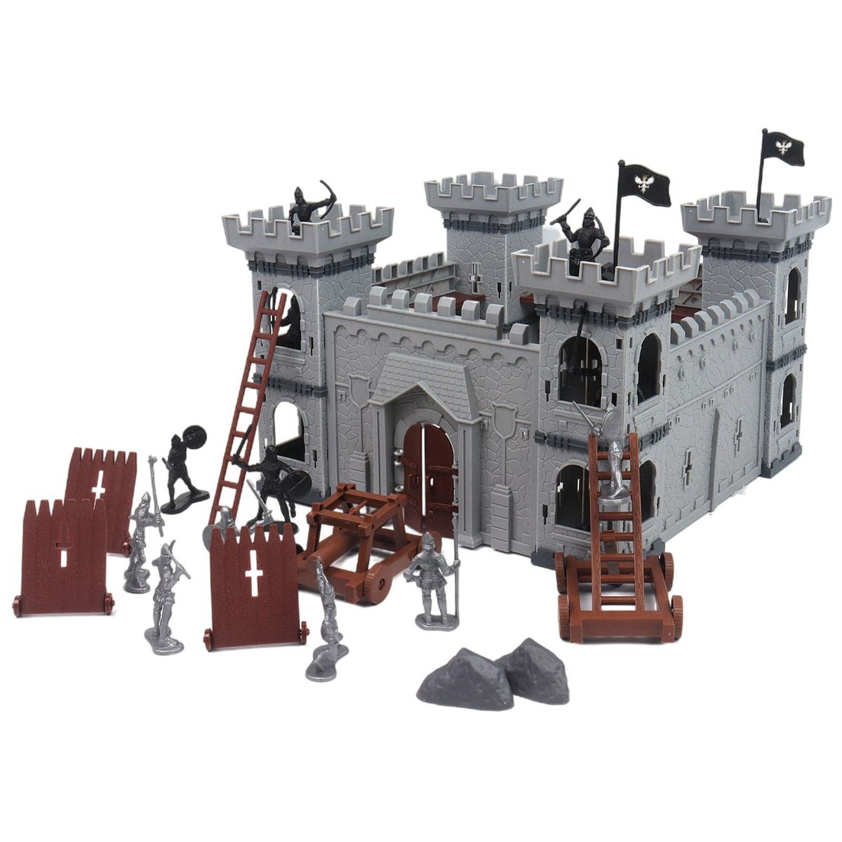 Castle Battle Model Set Mini  DIY For Enhance Logical Thinking A