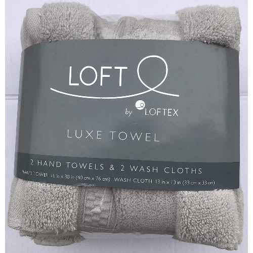 By Loftex Luxe Towel - Hand Towels - 2 Pieces & Washcloth