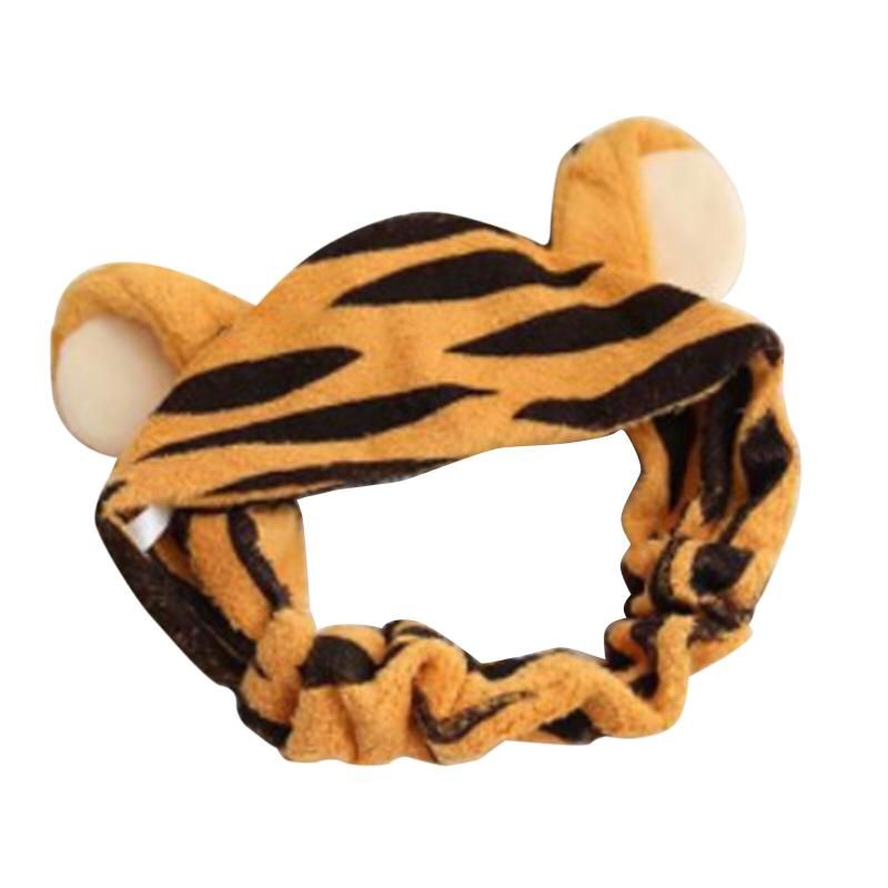 Cartoon Spa Hairbands Tiger Elastic Makeup Hair Band