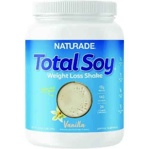 Naturade Total Soy Weight Loss Shake - Vanilla - 38.09 Oz