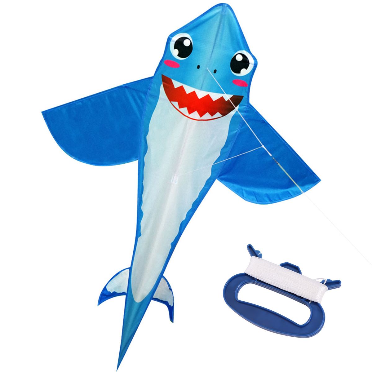 Shark Kite For Kids And Adults Outdoor Flying Kite With 30M