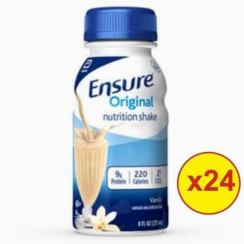 Healthy Vanilla Nutrition Shake Drink  - 24 Bottles