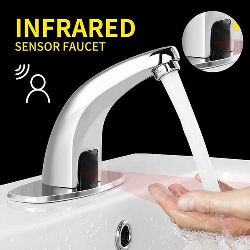 Tap Infrared Hand Free Water Bathroom Basin Faucet