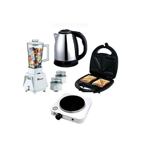 Blender220v + Electric Cooker 240v+ Electric Kettle240v + Toaster 240v