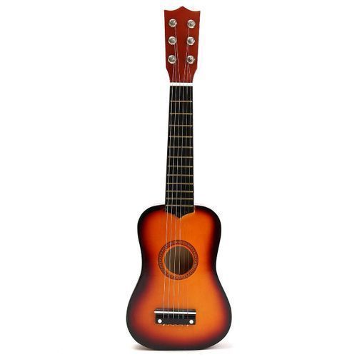 ' Beginner Kids Acoustic Guitar 6 String Musical Instrument Children Gift Toy-Yellow