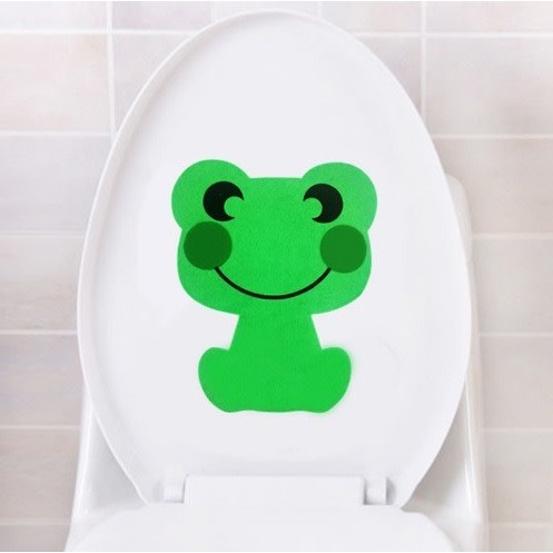 Cartoon Animals Toilet Deodorant Stickers - Closet Fragrance Sticker - Green