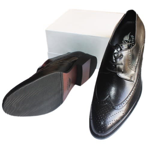 Leather Shoe For Men - Black