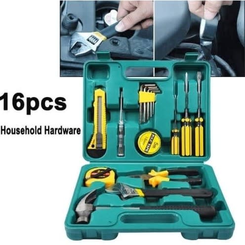 Multipurpose Tool Box Set - Car Tool Box - 16 Pcs