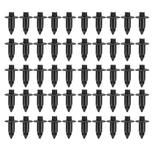 50x Plastic Rivet Bike Fairing Trim Panel Fastener Clips