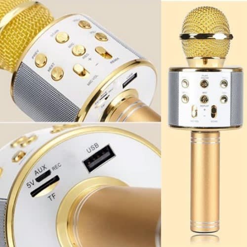 Wireless Karaoke Bluetooth Microphone Hifi Speaker