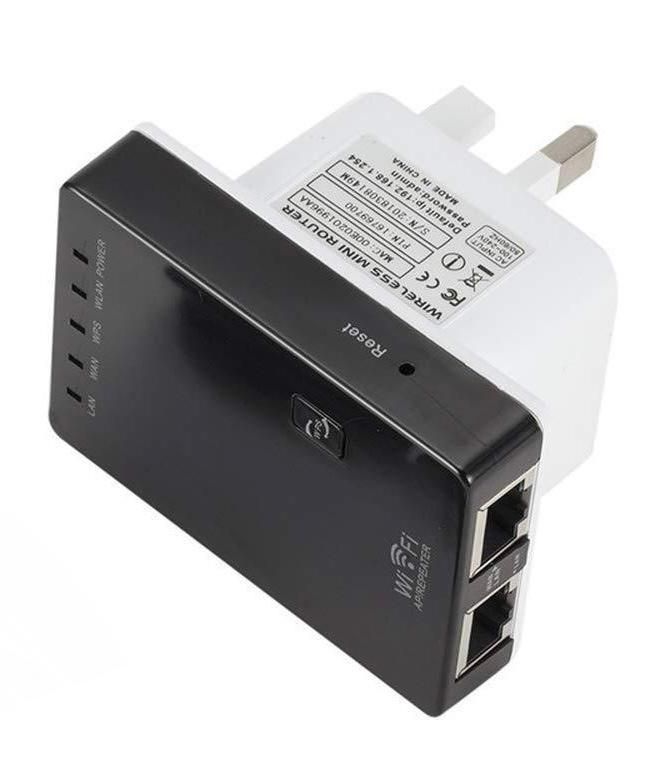 Wi-Fi Amplifier WiFi Extender 300Mbps Router Signal Repeater