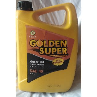 Golden Super Engine Motor Sae40 Oil - 4litres