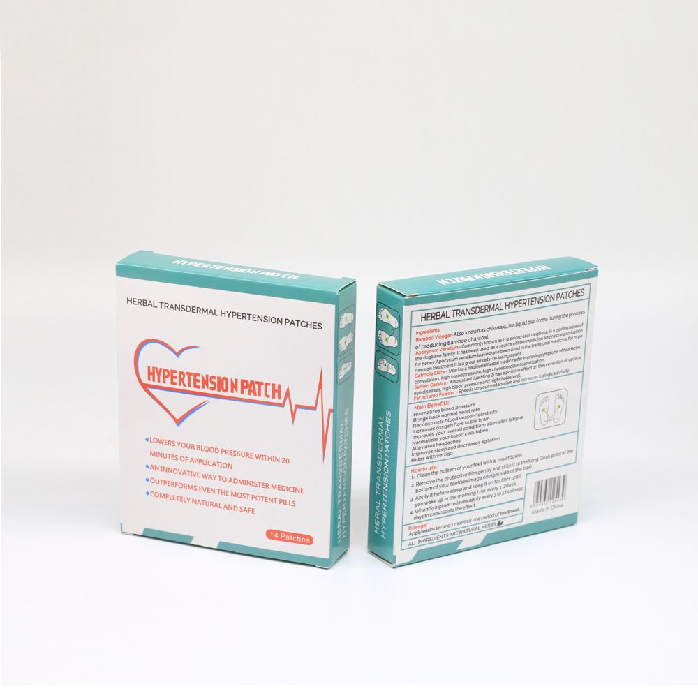 Blood Herbal Vessel Patch Patch Pressure 28pcs=2boxes Blood Blood Hypertension High Pressure Reduce Lower Blood Glucose